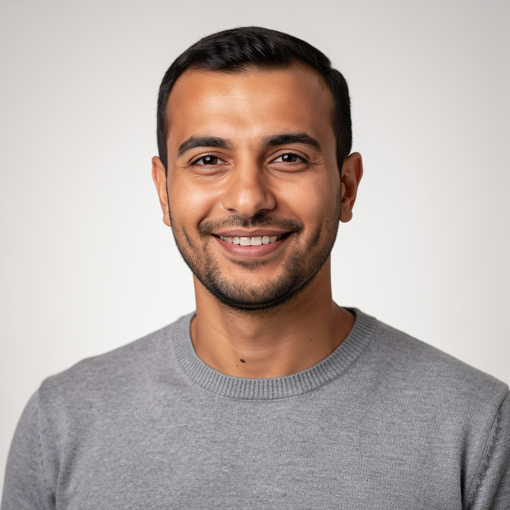 Turkish male operations staff portrait