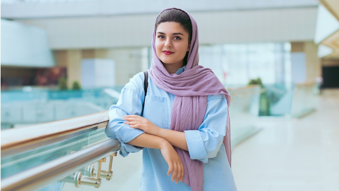 Turkish female student success manager portrait